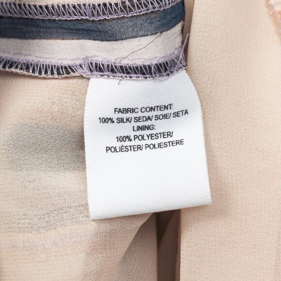 Derek Lam 10 Crosby Orange Striped Silk Ruffle Mini Skirt - Picture 8 of 9